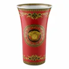 Rosenthal Versace Medusa Rosso Vase en porcelaine design moderne 34cm Viadurini