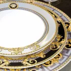 Rosenthal Versace Prestige Gala 4 Assiettes Plates Diamètre 18 cm - Prestige Viadurini