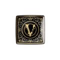 Rosenthal Versace Virtus Gala 6 Coupelles Plates Carrées 15x15 cm en Porcelaine - Baroque