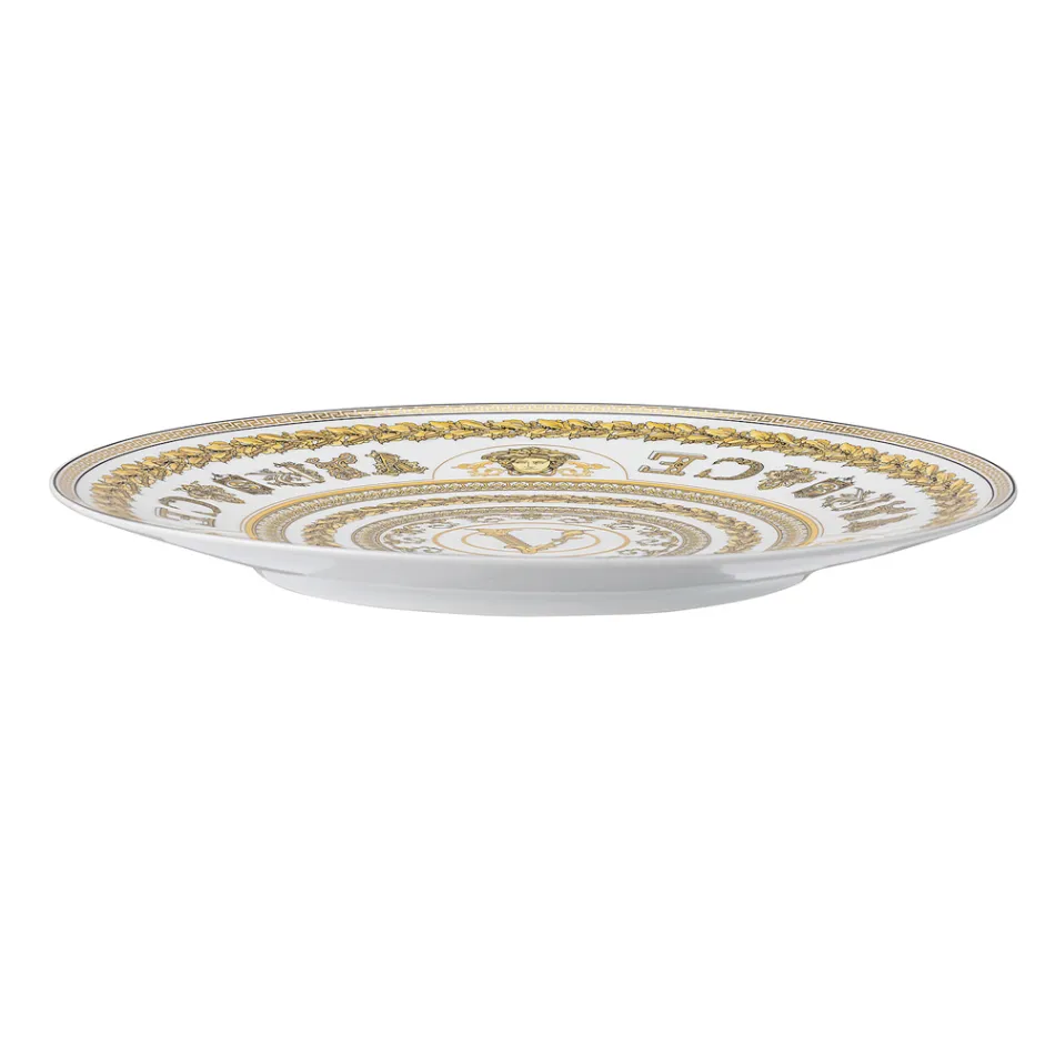 Assiette de service Virtus Gala de Rosenthal Versace Diamètre 33 cm en porcelaine - Baroque Viadurini