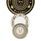 Assiette de service Virtus Gala de Rosenthal Versace Diamètre 33 cm en porcelaine - Baroque Viadurini