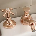 Robinet de bidet design vintage en laiton 3 trous fabriqué en Italie - Klarisa Viadurini