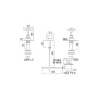 Robinets de bidet vintage en laiton avec livraison interne fabriqués en Italie – Katerina Viadurini