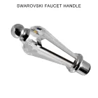 Robinet de bidet monotrou classique avec leviers en laiton fabriqués à la main - Noriana Viadurini