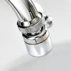 Robinet de bidet monotrou classique avec leviers en laiton fabriqués à la main - Noriana Viadurini