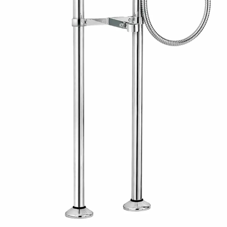 Robinet Classique pour Baignoire sur Colonnes en Laiton Made in Italy - Enriko Viadurini