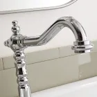Robinet pour lavabo électronique monotrou style classique en laiton - Noriana Viadurini