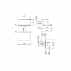 Mitigeur mural avec bec cascade Made in Italy - Sika Viadurini