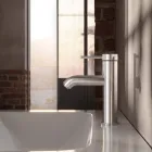 Mitigeur Lavabo Monocommande Laiton Design Rond - Antilio Viadurini