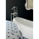 Robinet de baignoire classique en laiton fabriqué en Italie - Riko Viadurini