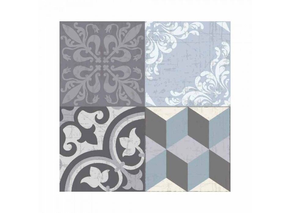 Chemin de table au design moderne en PVC et motif polyester - Belita Viadurini