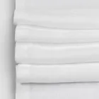 Chemin de table en lin avec dentelle blanche qualité de luxe italienne - Farnèse Viadurini