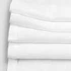 Chemin de table en lin avec dentelle blanche qualité de luxe italienne - Farnèse Viadurini