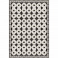 Chemin de table design en PVC et polyester à motifs rectangulaires - Osturio