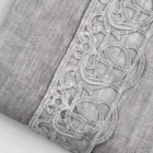 Sac de rangement housse de couette en lin avec dentelle et boutons Sinergia - Energis Viadurini