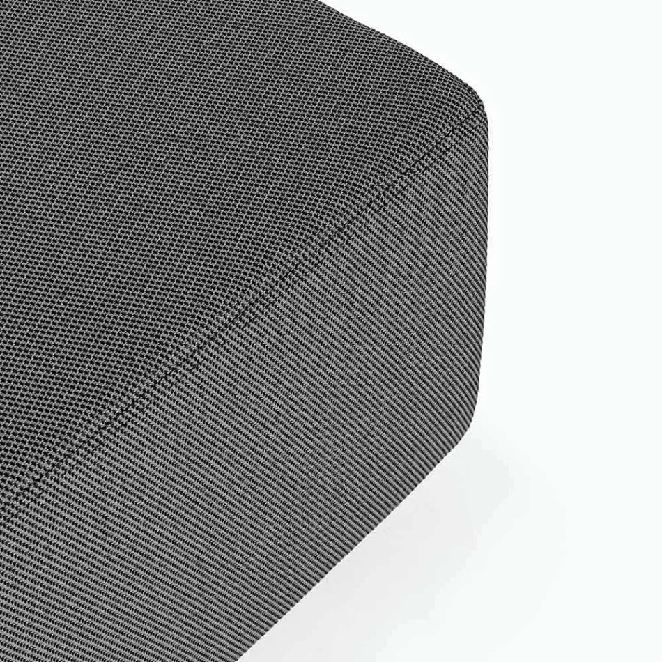 Salon d'angle extérieur design moderne en tissu Homemotion - Benito Viadurini