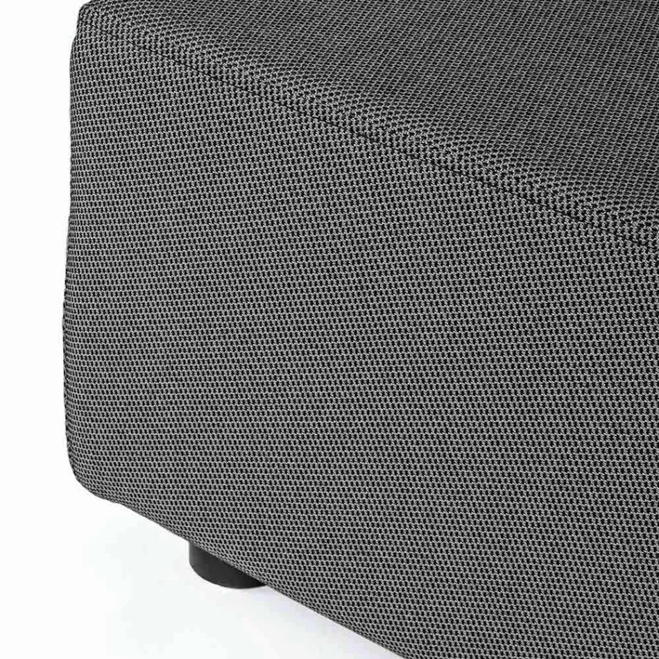 Salon d'angle extérieur design moderne en tissu Homemotion - Benito Viadurini