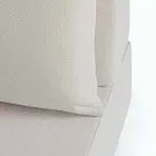 Salon d'angle extérieur design moderne en tissu Homemotion - Benito Viadurini