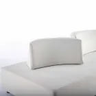 Salon d'angle extérieur design moderne en tissu Homemotion - Benito Viadurini