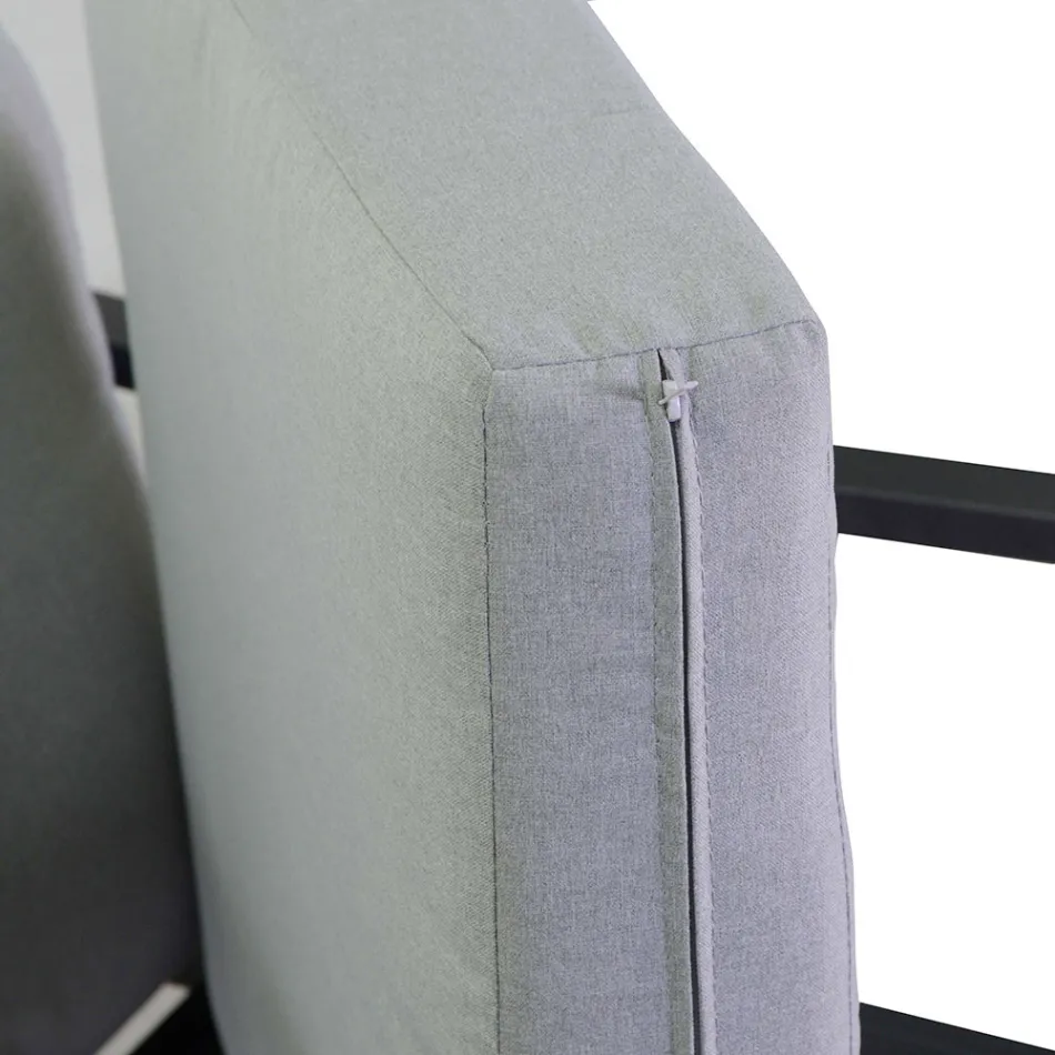 Salon comprenant 1 canapé, 2 fauteuils et 1 table basse - Ticket Viadurini