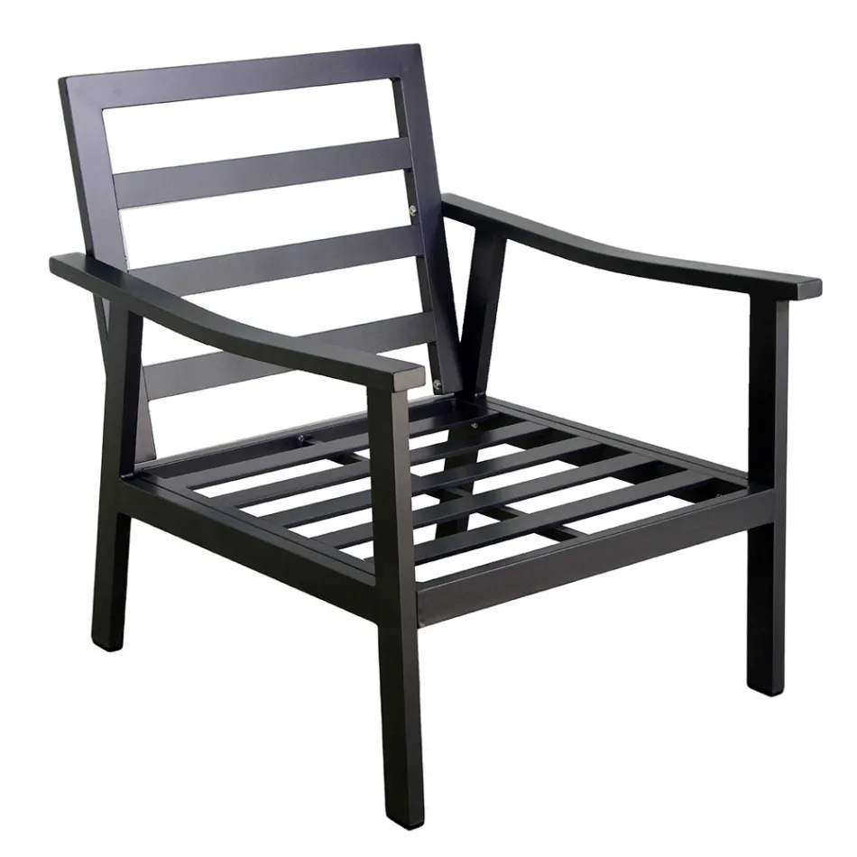 Salon comprenant 1 canapé, 2 fauteuils et 1 table basse - Ticket Viadurini