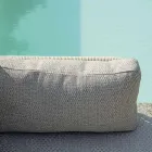 Salon comprenant 2 fauteuils, 1 canapé et une table basse en aluminium - Symphony Viadurini