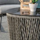 Salon composé de 2 fauteuils et d'une table basse - Valise Viadurini