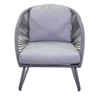 Salon composé de 2 fauteuils et d'une table basse - Valise Viadurini