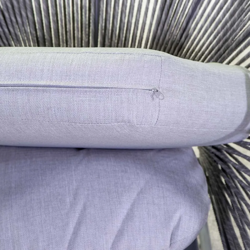 Salon composé de 2 fauteuils et d'une table basse - Valise Viadurini