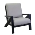 Salon composé d'un canapé, d'une table basse et de fauteuils avec repose-pieds - Tableau d'affichage Viadurini