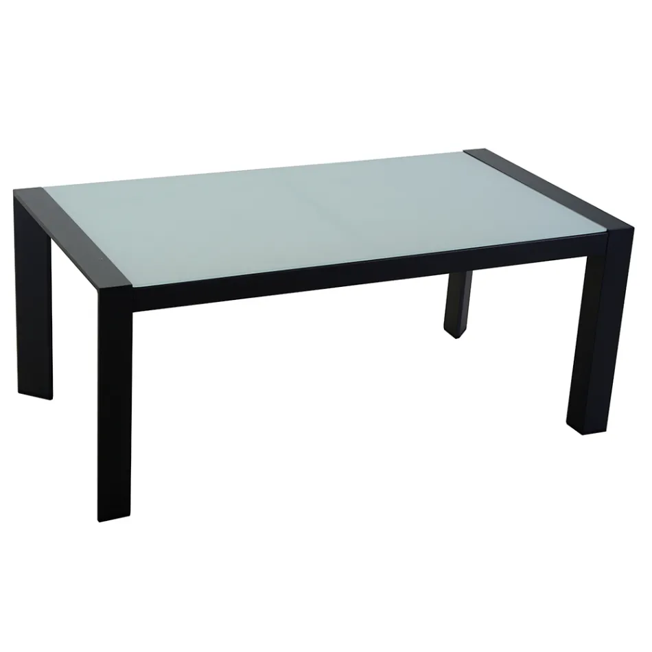 Salon composé d'un canapé, d'une table basse et de fauteuils avec repose-pieds - Tableau d'affichage Viadurini