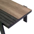 Salon d'extérieur comprenant 1 canapé, 2 fauteuils et 1 table basse - Righello Viadurini