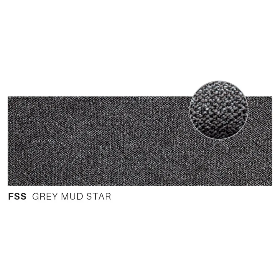 Salon d'extérieur avec canapé et 2 fauteuils en tissu Made in Italy - Suki Viadurini