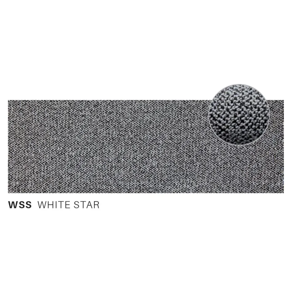 Salon d'extérieur avec canapé et 2 fauteuils en tissu Made in Italy - Suki Viadurini