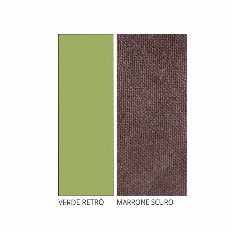 Salon d'extérieur avec structure en fer fait main Made in Italy - Melinda Viadurini