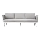 Salon d'extérieur avec table basse en aluminium de différentes couleurs - Harmony Viadurini