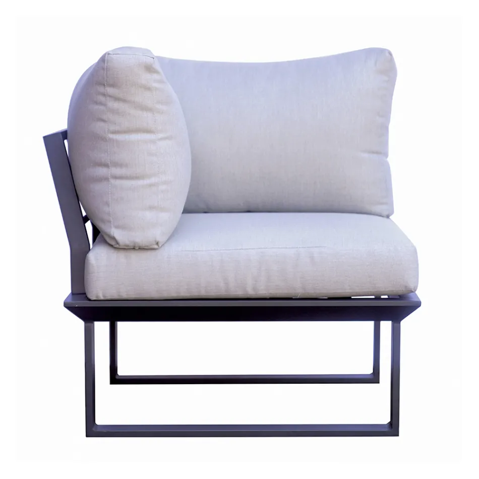 Salon de Jardin Composé de 2 Canapés et Table Centrale - Pippo Viadurini