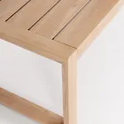 Salon de jardin avec 1 canapé, 2 fauteuils et 1 table basse - Plan Viadurini