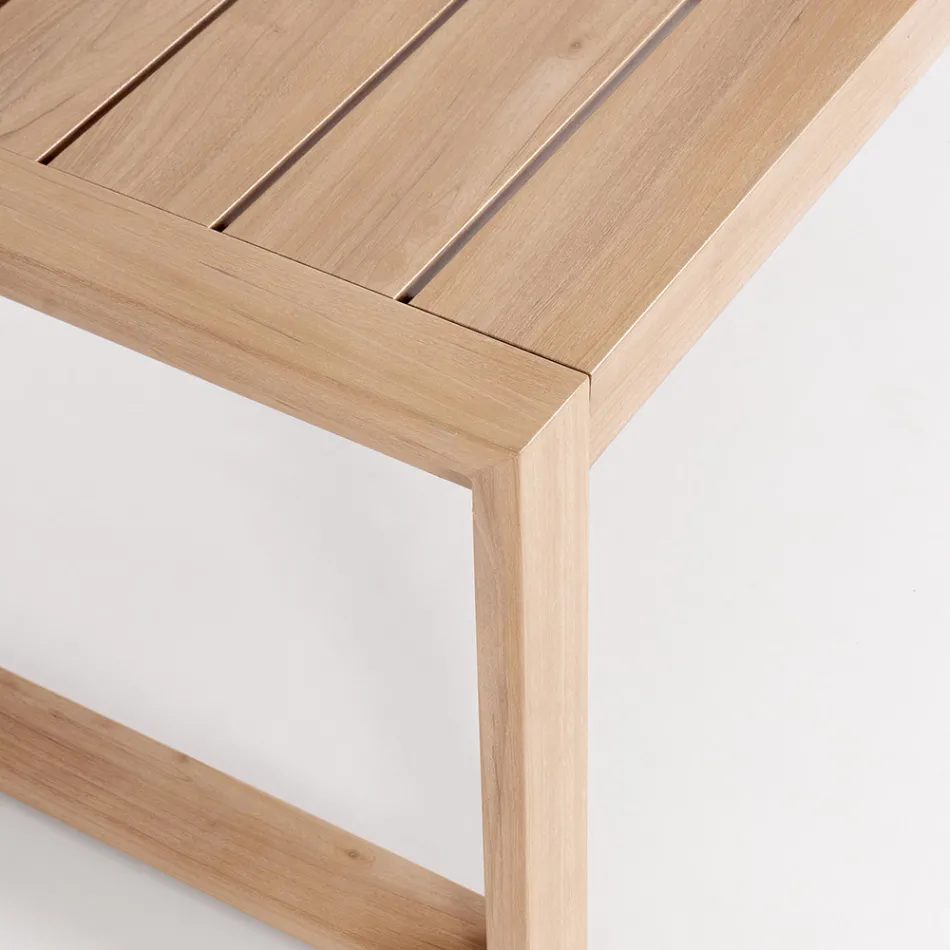 Salon de jardin avec 1 canapé, 2 fauteuils et 1 table basse - Plan Viadurini