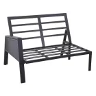 Salon de jardin avec canapé et table basse en aluminium - Label Viadurini