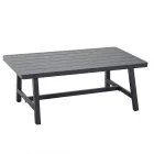 Salon de jardin avec canapé et table basse en aluminium - Label Viadurini