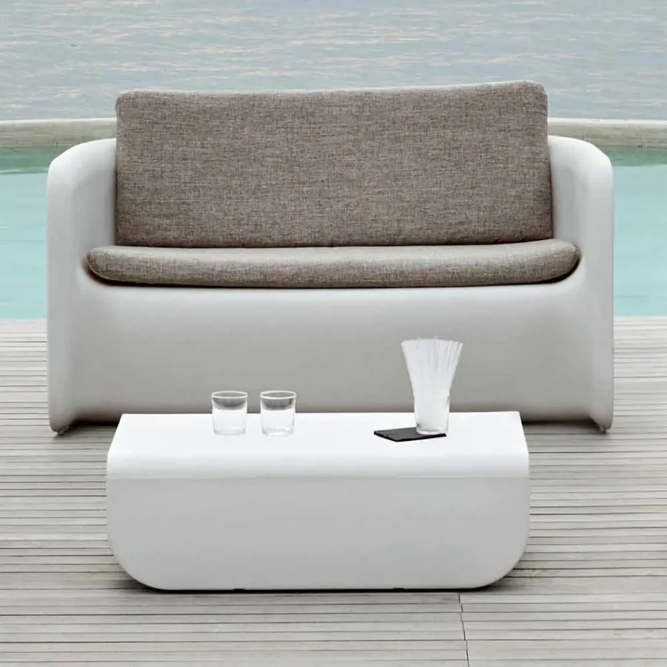 Salon de jardin, canapé et table basse design Made in Italy - Nova by Myyour Viadurini