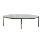 Salon de jardin en aluminium rouge ou vert - Regalrise Viadurini