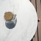 Salon de jardin en aluminium rouge ou vert - Regalrise Viadurini