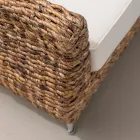 Salon de jardin en tissage banane avec coussins - Legolas Viadurini