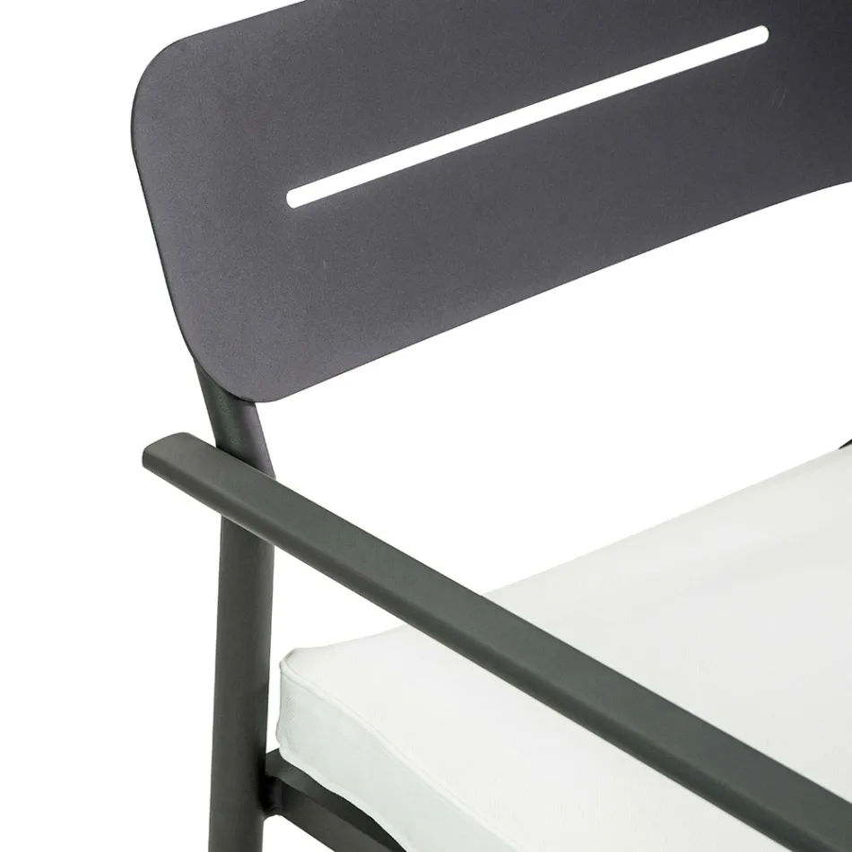 Salon de jardin en aluminium avec différentes finitions - Souvenir Viadurini