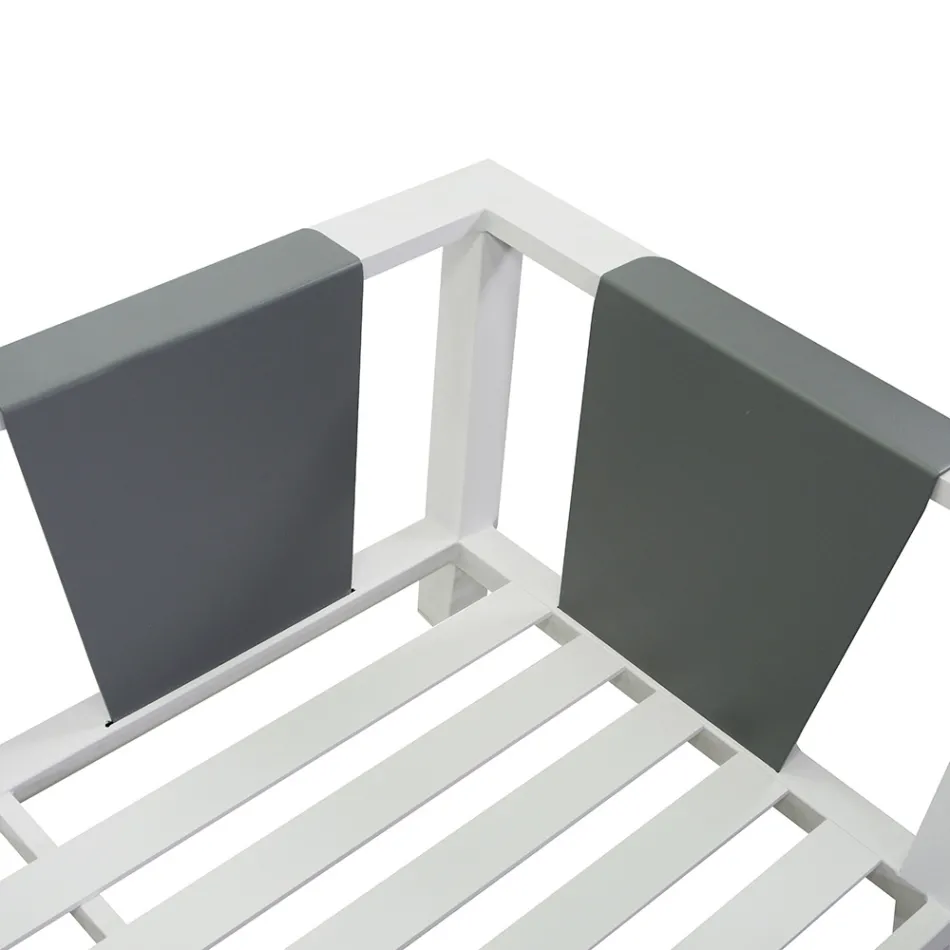 Salon de jardin en aluminium - Pastels Viadurini