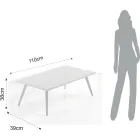 Salon intérieur et extérieur avec 2 fauteuils, 1 canapé et 1 table basse - Sortir Viadurini