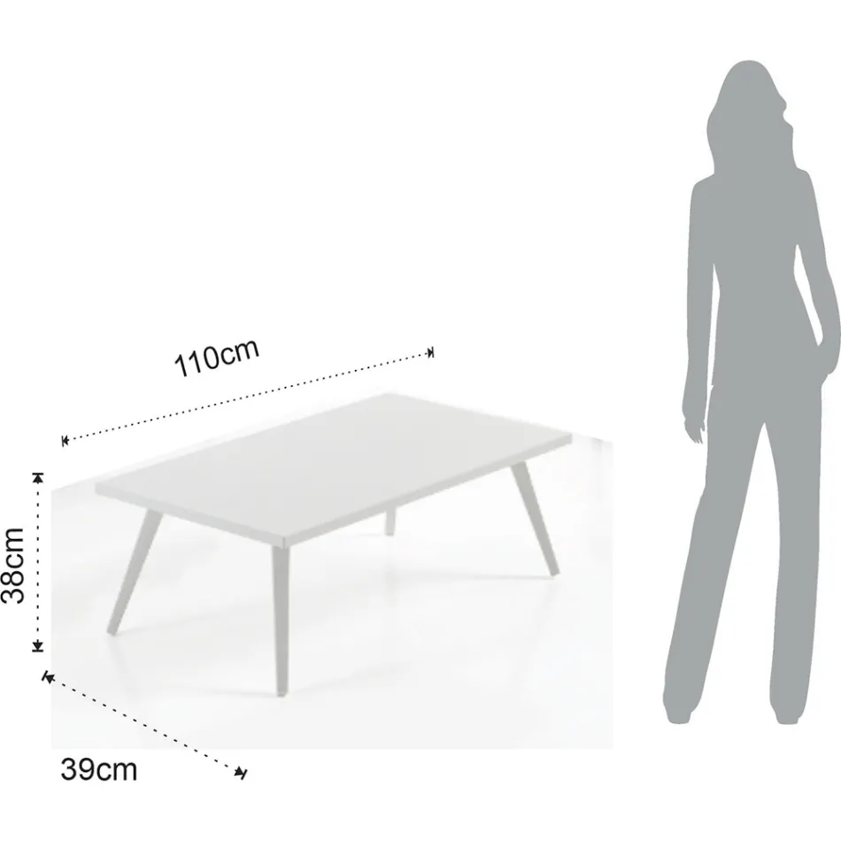 Salon intérieur et extérieur avec 2 fauteuils, 1 canapé et 1 table basse - Sortir Viadurini
