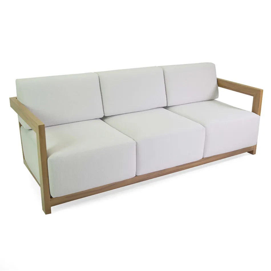 Salon en aluminium avec effet bois par transfert thermique - Camper Viadurini